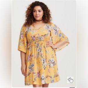 Torrid Mini Challis Skater Dress size 3